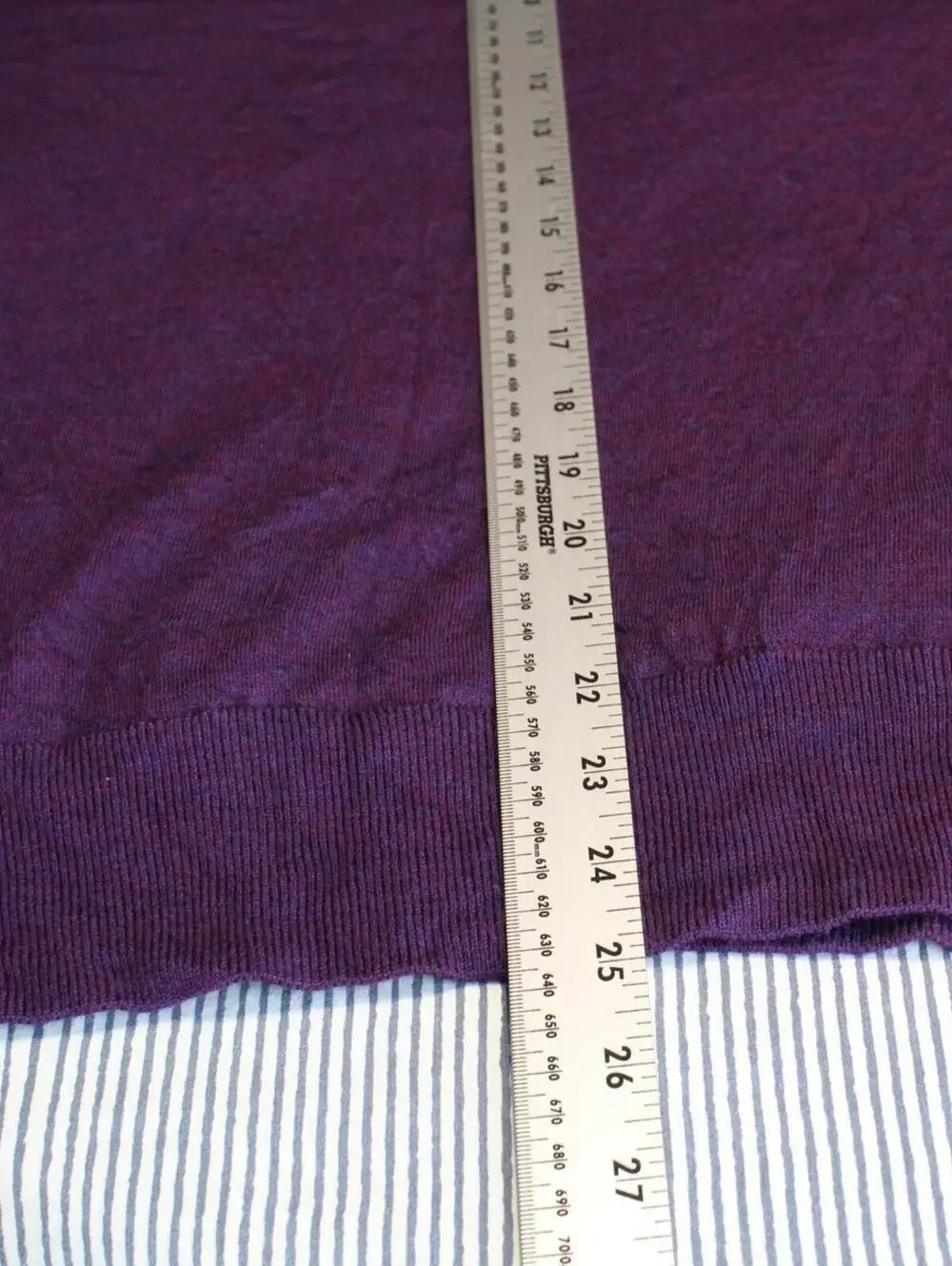 Full Turn Medium $198 Chicago Cubs Purple Loro Piana Merino Wool Quarter Zip